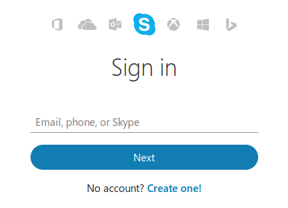 Skype Account löschen Step 1